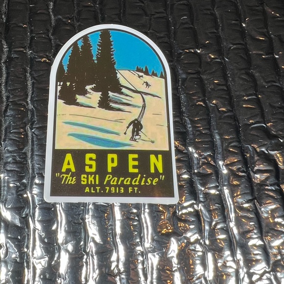Aspen CO Outdoor Adventure Journey Wander Traveler Explore Sticker - Picture 4 of 7